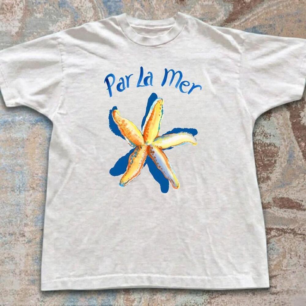 Par La Mer White Graphic Tee